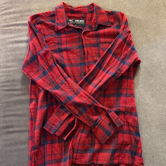Jac Vanek Flannel ♥️💙 - Picture 3 of 8